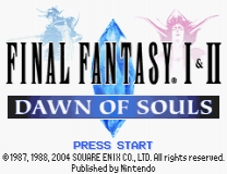 Final Fantasy 1 DoS Cutscene Removal ROM