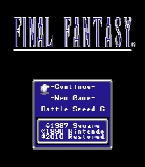 Final Fantasy Font Options Game