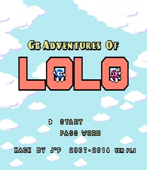 GB Adventures of Lolo Game