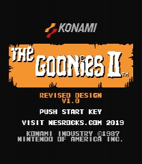 Goonies II Revised Design Game