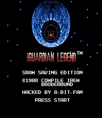 Guardian Legend - SRAM Saving Edition Gioco