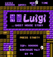 Kamikaze 3 - Luigi's Ghost House Clothed ROM