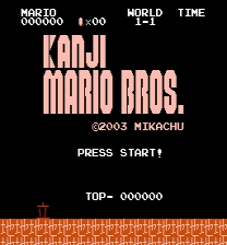 Kanji Mario Bros Game
