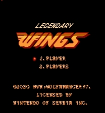 Legendary Wings - Color hack. ゲーム