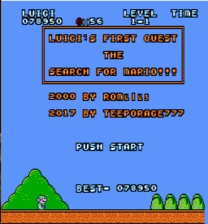 Luigi's First Quest The Search For Mario Game