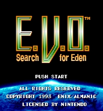 Major Fixes for E.V.O.: Search for Eden ゲーム