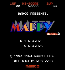 Mappy 30th Anniversary Edition Game