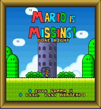 Mario is Missing Done Right Game