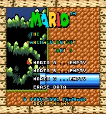 Mario the Archaeologist: Part 1 and Part 2 ROM