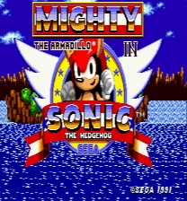 Mighty the Armadillo in Sonic the Hedgehog Game