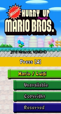 Mission: Hurry Up, Mario Bros. Game