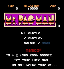Ms. Pac-Man G Game
