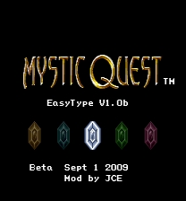 Mystic Quest EasyType Game