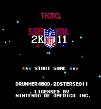 NFL TECMO SUPER BOWL 2K11 Game