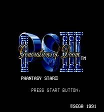 Phantasy Star III - Knife Only Challenge Game
