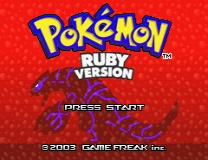 Pokemon Ruby - RTC Clock & Font Patch Spiel