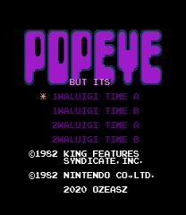Popeye, but it's Waluigi Time ROM