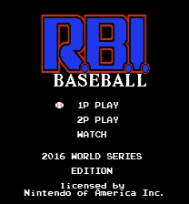 RBI: 2016 World Series Game