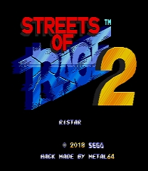 Ristar in Streets of Rage 2 ROM