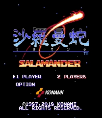 Salamander - Arrangement Chronicle DELTA ゲーム