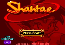 Shantae GBC palettes ROM