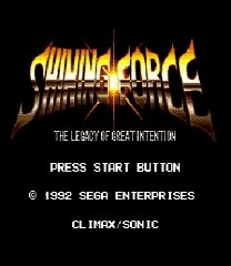 Shining Force - Cheaters Edition Game