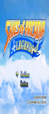Skies of Arcadia Legends - Hold B to skip encounters ROM