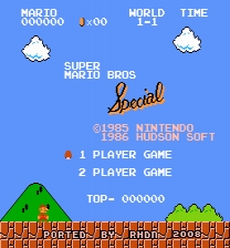 SMB Special for NES ゲーム