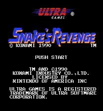 Snake's Revenge - Metal Gear Font ROM
