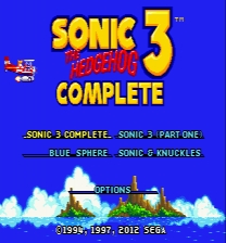 Sonic 3 Complete Jogo