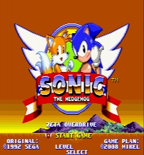 Sonic Zeta Overdrive ゲーム