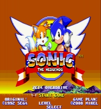 Sonic Zeta Overdrive ROM