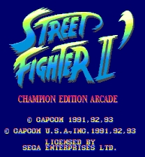 Street Fighter 2 Champion Edition Arcade Hack Spiel