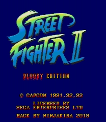 Street Fighter II - Bloody Edition Game