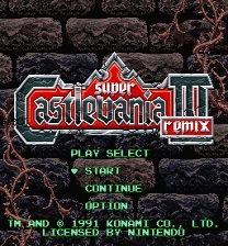 Super Castlevania IV Remix Jogo