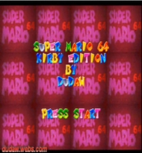 Super Mario 64 - Kirby Edition Gioco
