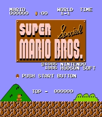 Super Mario Bros. Special for NES - Unused Spiny Egg Behaviour ROM