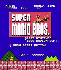 SUPER MARIO BROS Special X1 for NES Jogo