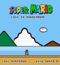 Super Mario Lost in Monochrome Game