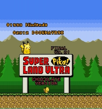 Super Pika Land Ultra: Chocolate Version ゲーム