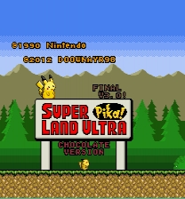 Super Pika Land Ultra: Chocolate Version Jogo