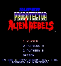 Super Probotector: Alien Rebels Code Restoration Game