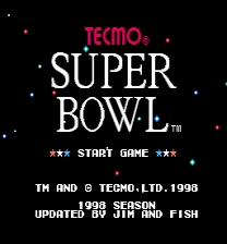 Tecmo Super Bowl: 1998 ROM