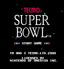 Tecmo Super Bowl: 2000 Game
