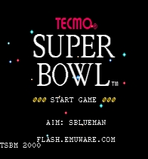 Tecmo Super Bowl: 2002 ROM