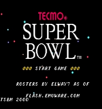 Tecmo Super Bowl: 2003 ROM