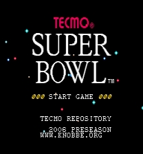 Tecmo Super Bowl: 2006 ROM