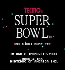 Tecmo Super Bowl: 2009 ROM