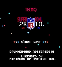 Tecmo Super Bowl: 2010 ROM