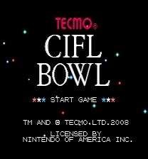 Tecmo Super Bowl - CIFL 2008 ROM